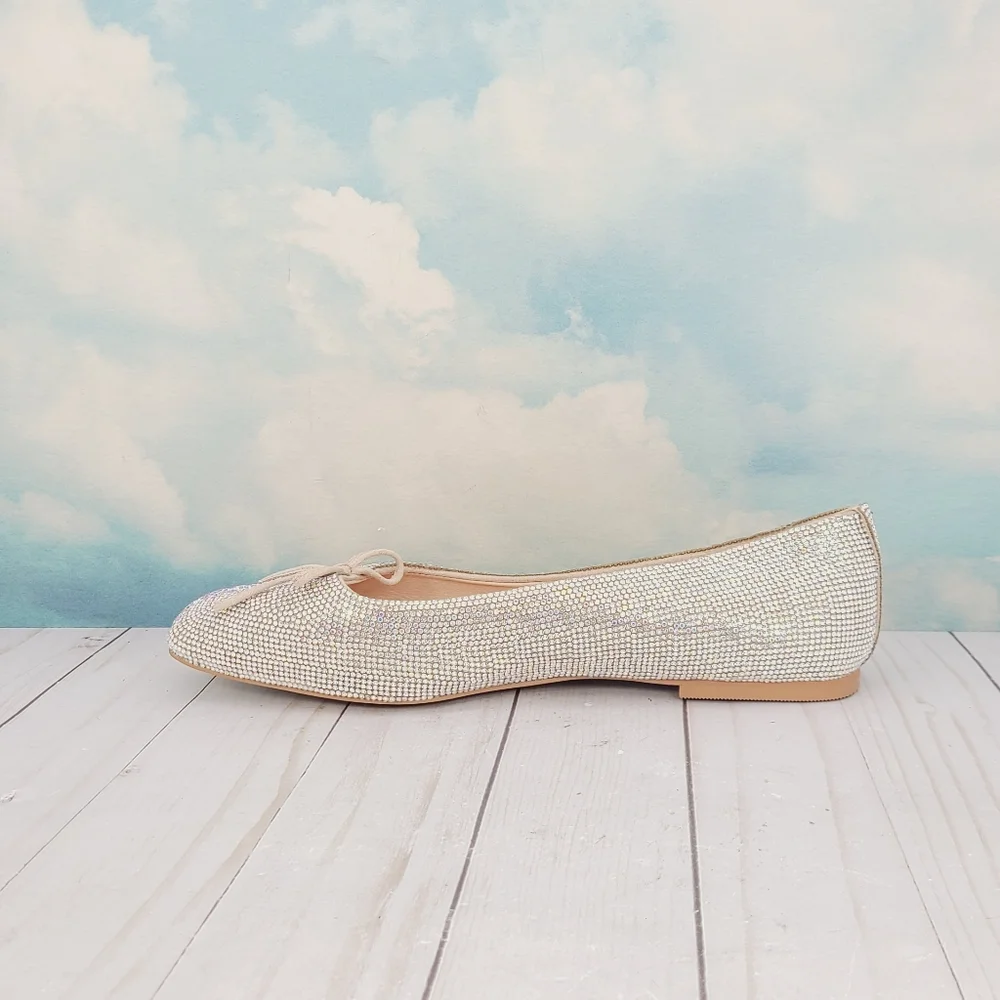 Matisse Roxy Rhinestone Ballet Flats 9.5 - Picture 5 of 9